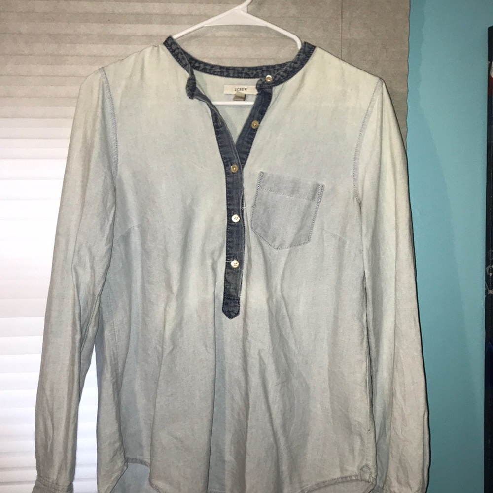 Jean button down